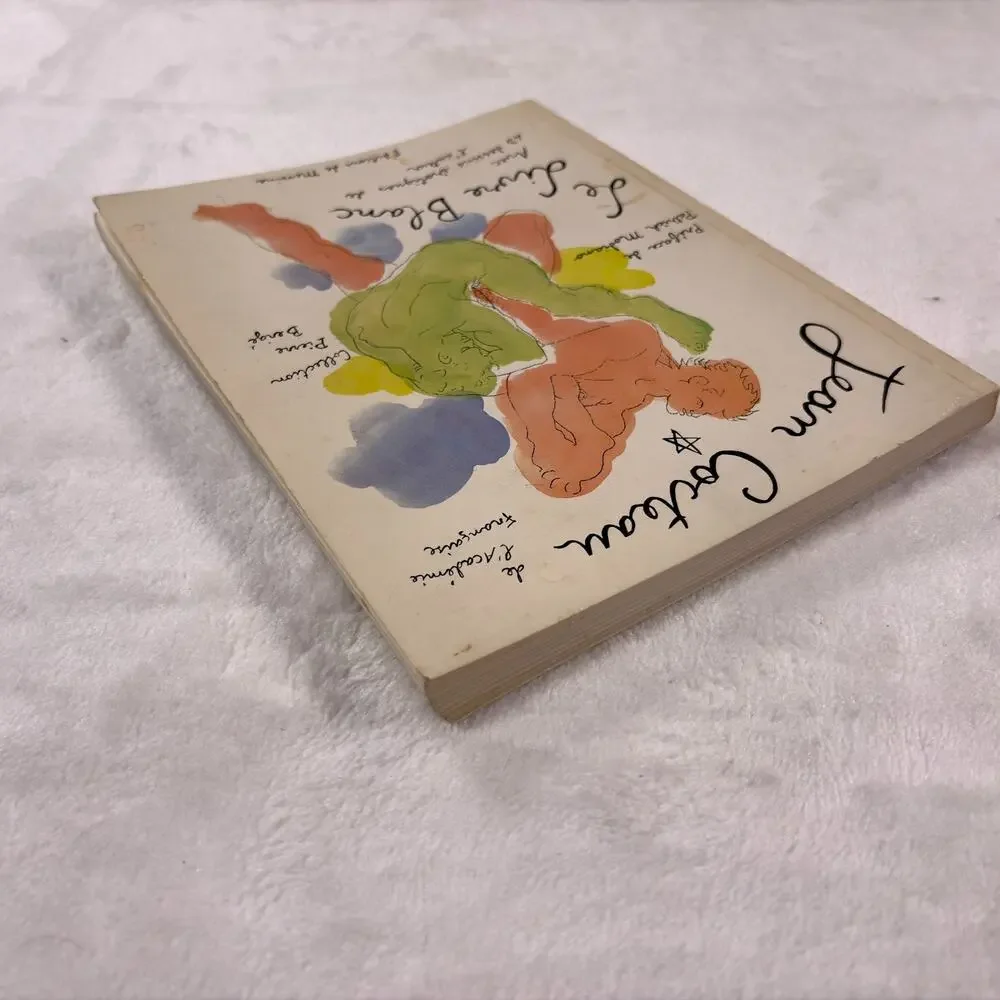 Jean Cocteau Le Livre Blanc 43 Erotic Drawings French Messine Used Rare!